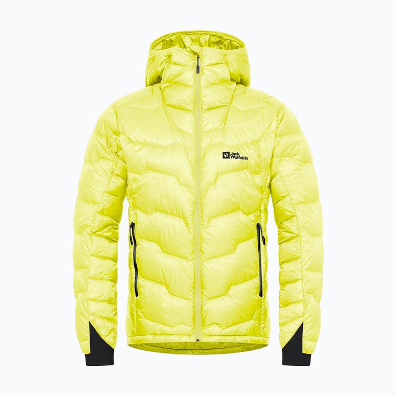 Geacă de puf pentru bărbați Jack Wolfskin Alpspitze Down Hoody firefly 7