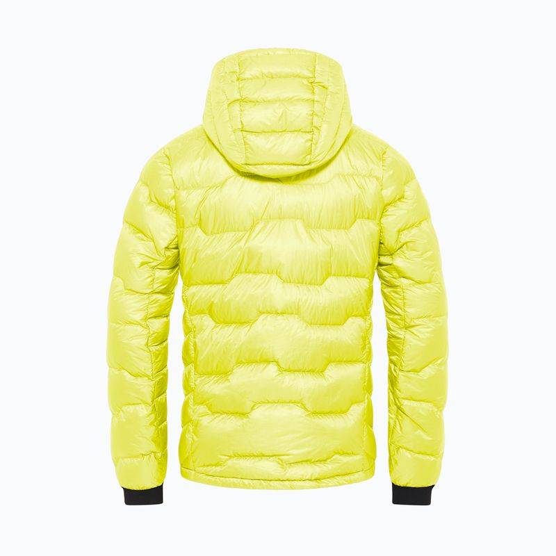 Geacă de puf pentru bărbați Jack Wolfskin Alpspitze Down Hoody firefly 9