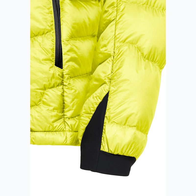 Geacă de puf pentru bărbați Jack Wolfskin Alpspitze Down Hoody firefly 11