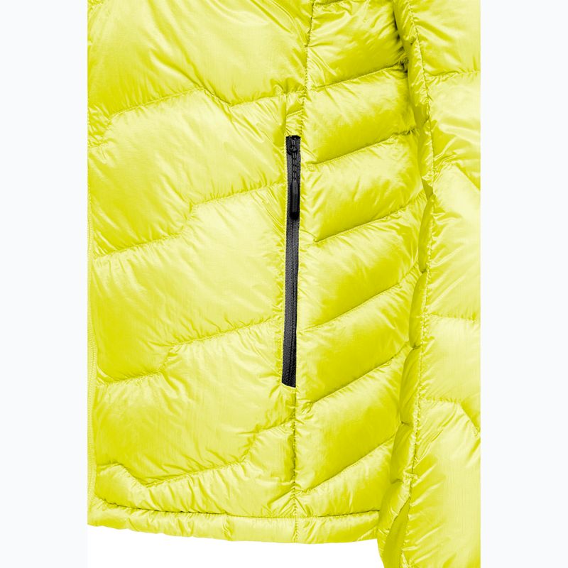 Geacă de puf pentru bărbați Jack Wolfskin Alpspitze Down Hoody firefly 12