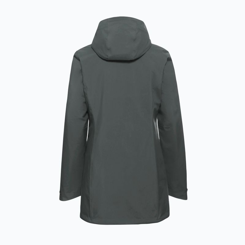 Geacă de ploaie pentru femei Jack Wolfskin Heidelstein Ins slate green 8