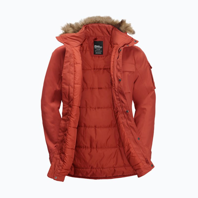 Geacă cu puf pentru bărbați Jack Wolfskin Glacier Canyon Parka intense rust 9