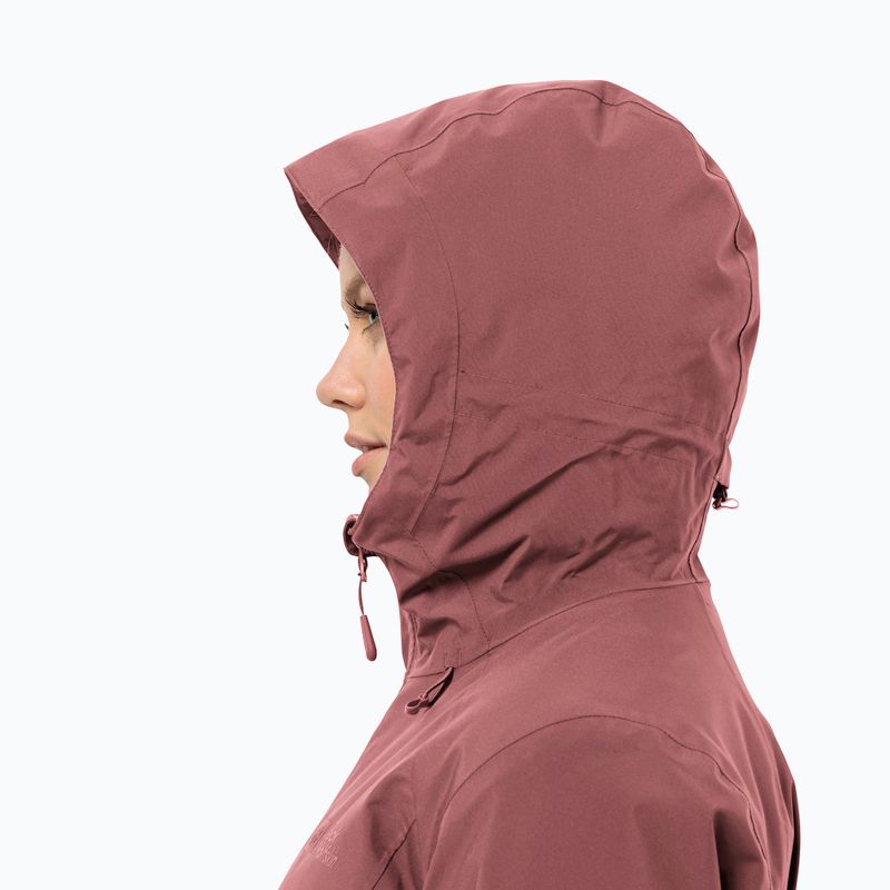 Geacă de iarnă pentru femei Jack Wolfskin Heidelstein Ins red ochre 4