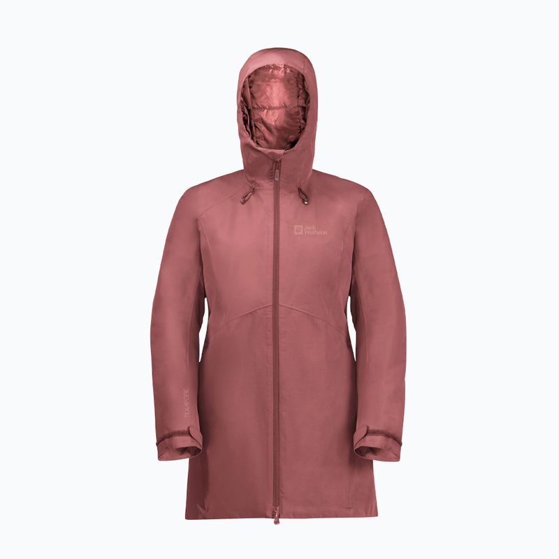 Geacă de iarnă pentru femei Jack Wolfskin Heidelstein Ins red ochre 8