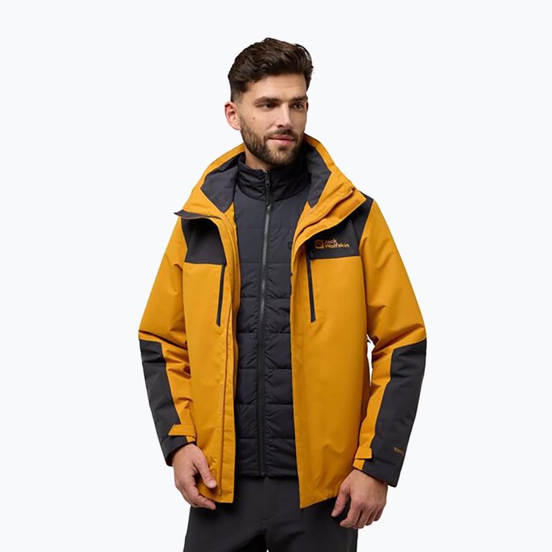 Jachetă 3w1 pentru bărbați  Jack Wolfskin Jasper 3In1 safflower 3