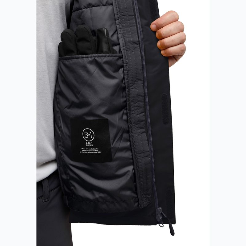 Geacă 3în1 pentru bărbați Jack Wolfskin Jasper 3In1 black 17