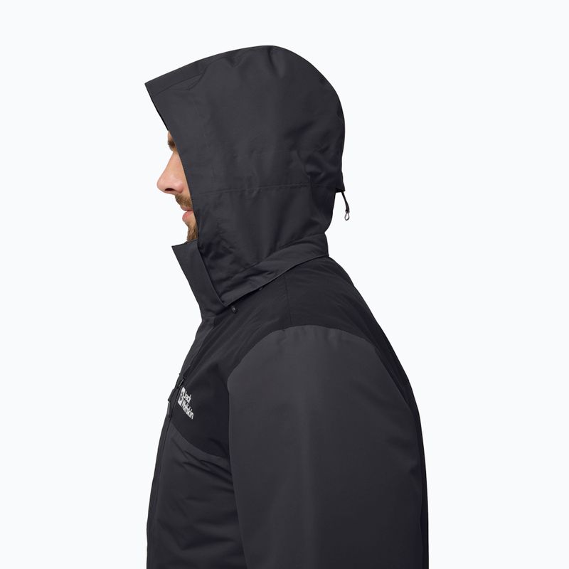 Jachetă 3w1 pentru bărbați  Jack Wolfskin Jasper 3In1 phantom 8