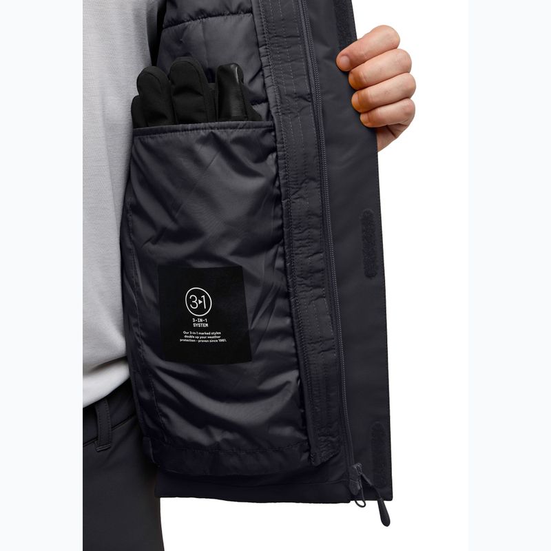 Jachetă 3w1 pentru bărbați  Jack Wolfskin Jasper 3In1 phantom 14