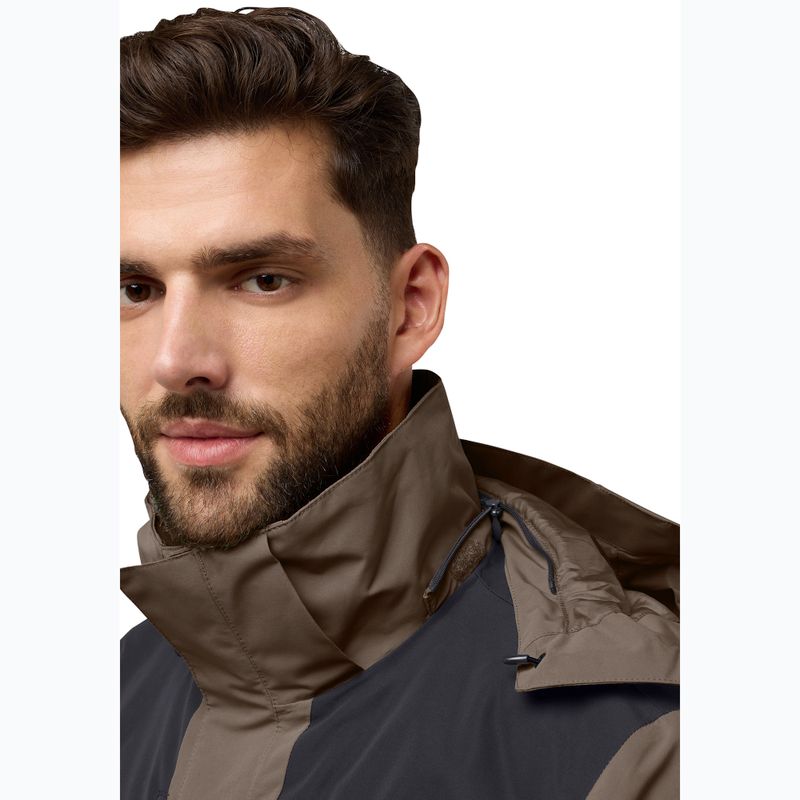 Jachetă 3w1 pentru bărbați  Jack Wolfskin Jasper 3In1 cold coffee 7