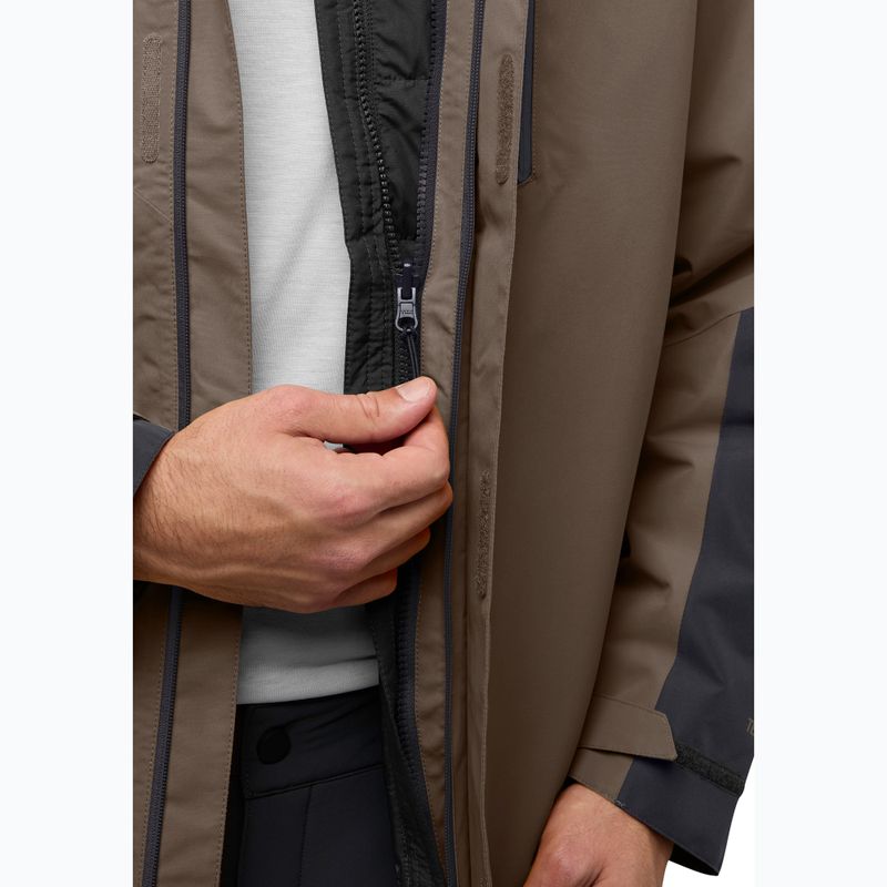 Jachetă 3w1 pentru bărbați  Jack Wolfskin Jasper 3In1 cold coffee 16