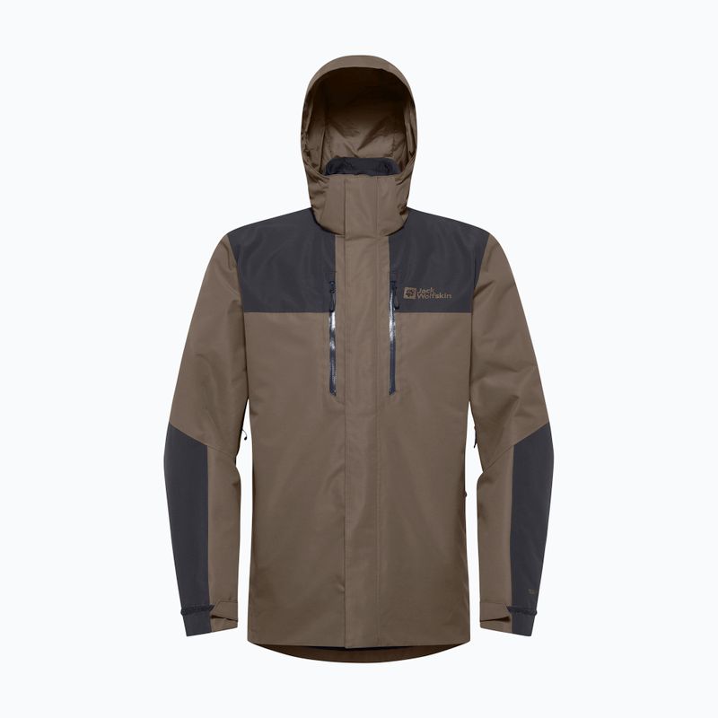 Jachetă 3w1 pentru bărbați  Jack Wolfskin Jasper 3In1 cold coffee 18