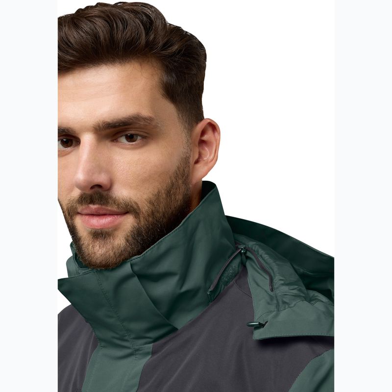 Jachetă 3w1 pentru bărbați Jack Wolfskin Jasper 3In1 black olive 6