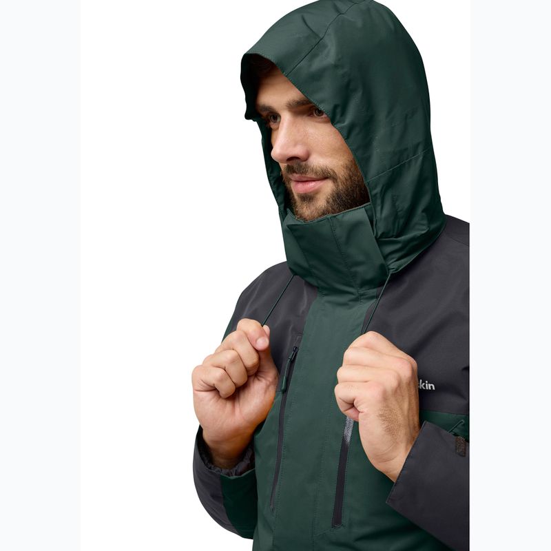 Jachetă 3w1 pentru bărbați Jack Wolfskin Jasper 3In1 black olive 7