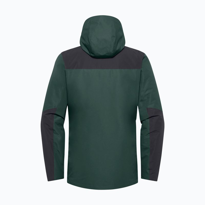 Jachetă 3w1 pentru bărbați Jack Wolfskin Jasper 3In1 black olive 19