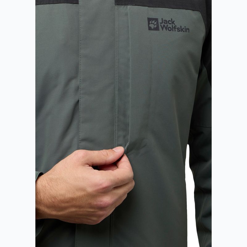 Jachetă 3w1 pentru bărbați  Jack Wolfskin Romberg 3In1 slate green 8