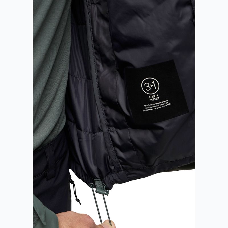 Jachetă 3w1 pentru bărbați  Jack Wolfskin Romberg 3In1 slate green 15
