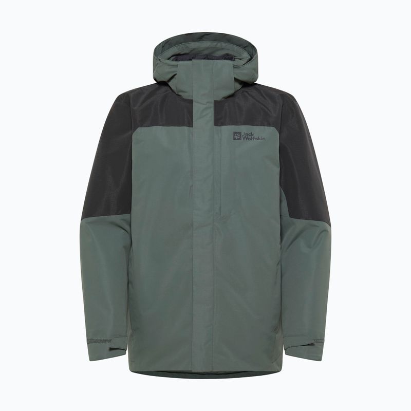 Jachetă 3w1 pentru bărbați  Jack Wolfskin Romberg 3In1 slate green 17