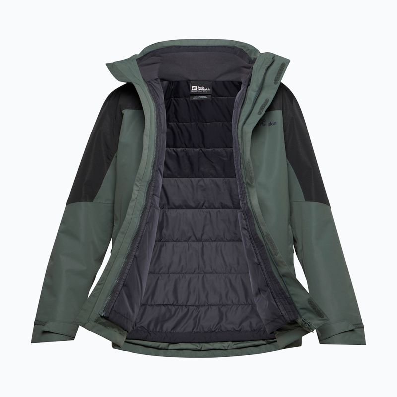Jachetă 3w1 pentru bărbați  Jack Wolfskin Romberg 3In1 slate green 20