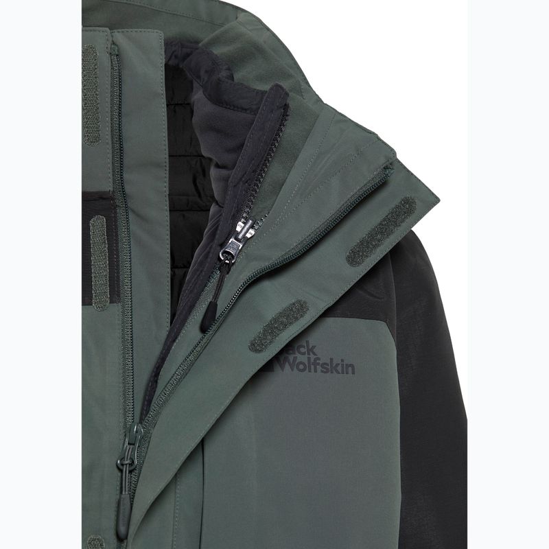 Jachetă 3w1 pentru bărbați  Jack Wolfskin Romberg 3In1 slate green 22