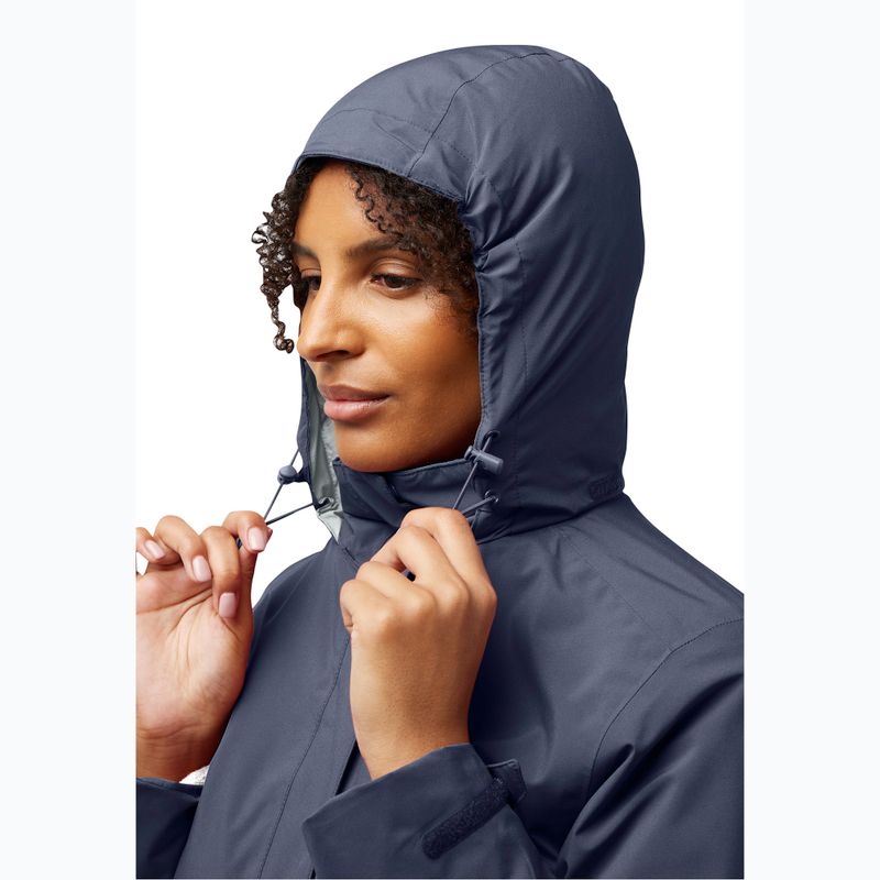 Hanorac pentru femei Jack Wolfskin Rotwand 3In1 graphite 7