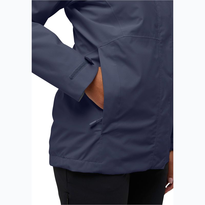 Hanorac pentru femei Jack Wolfskin Rotwand 3In1 graphite 8