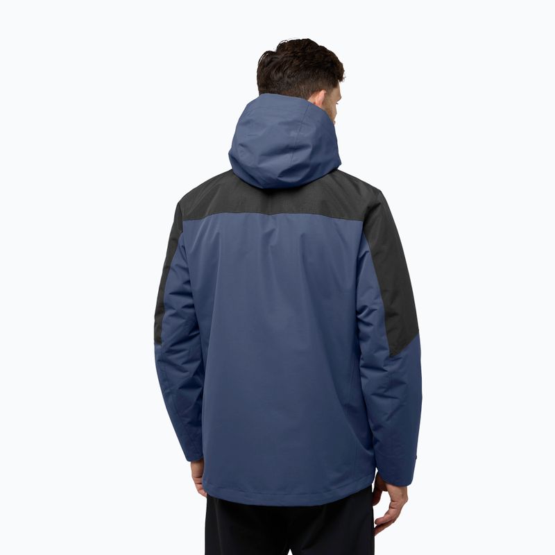 Jachetă 3w1 pentru bărbați  Jack Wolfskin Romberg 3In1 midnight sky 3