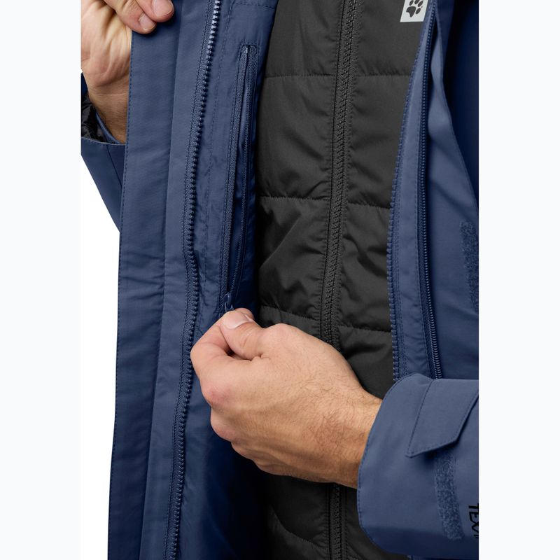 Jachetă 3w1 pentru bărbați  Jack Wolfskin Romberg 3In1 midnight sky 12