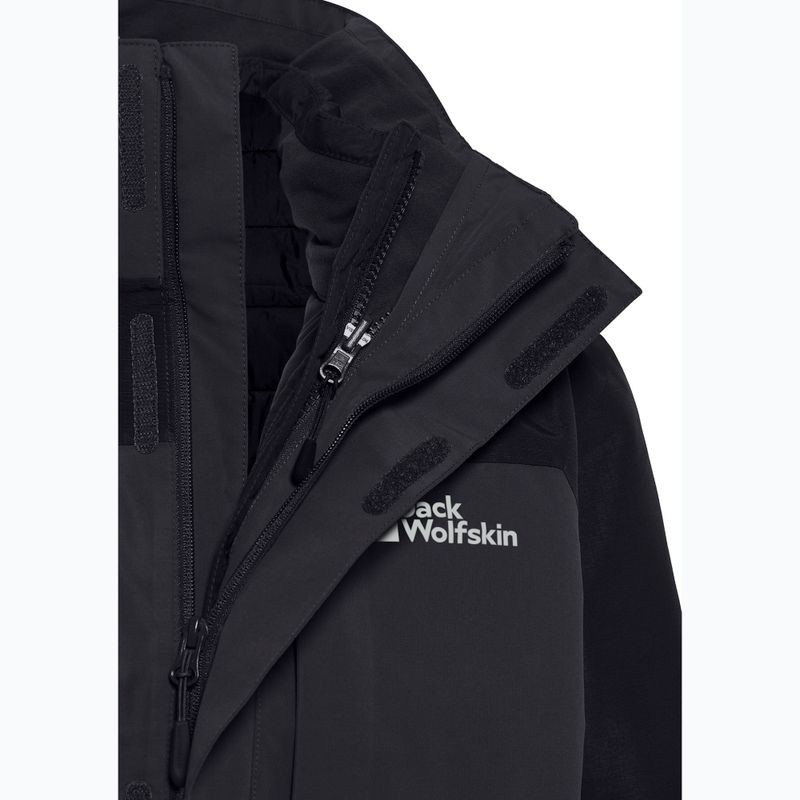 Geacă 3în1 pentru bărbați Jack Wolfskin Romberg 3In1 phantom 22