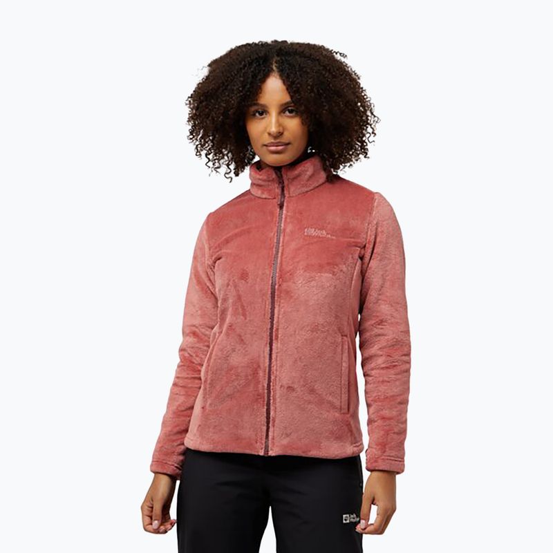 Hanorac pentru femei Jack Wolfskin Rotwand 3In1 red ochre 4