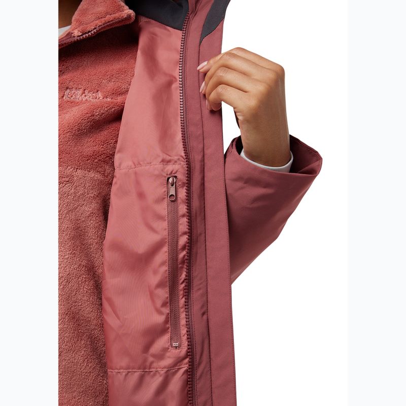 Hanorac pentru femei Jack Wolfskin Rotwand 3In1 red ochre 11
