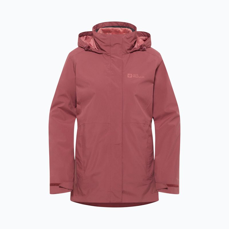 Hanorac pentru femei Jack Wolfskin Rotwand 3In1 red ochre 12