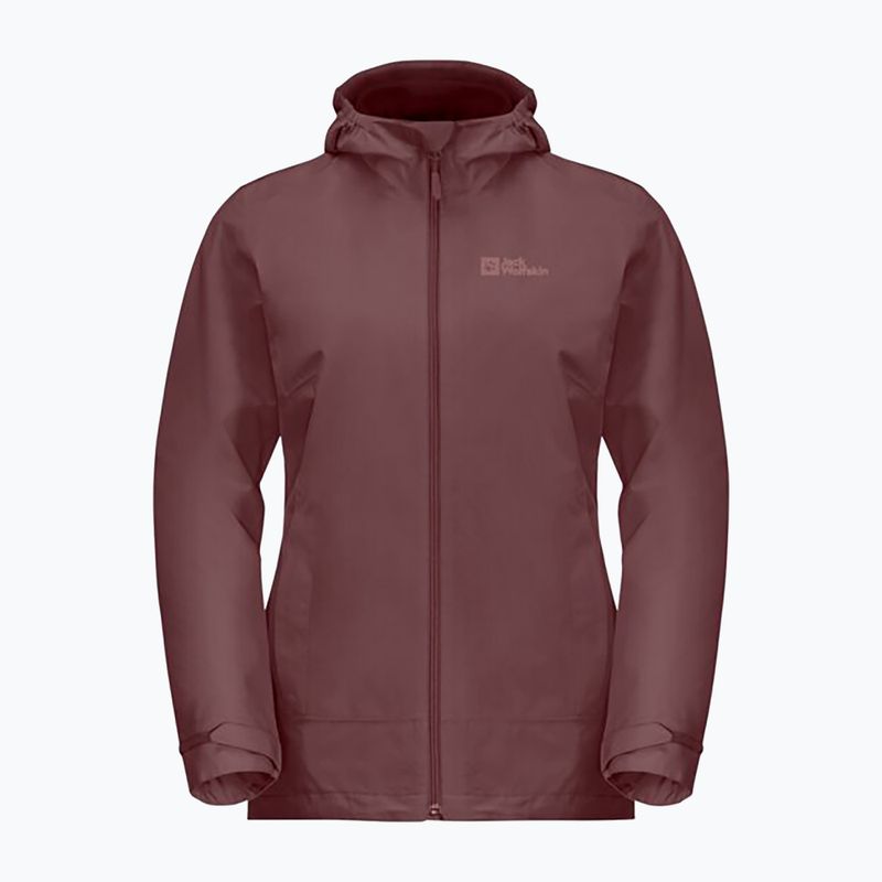 Jachetă 3w1 pentru femei  Jack Wolfskin Moonrise 3In1 red ochre