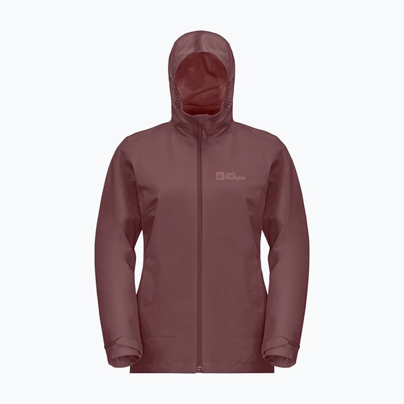 Jachetă 3w1 pentru femei  Jack Wolfskin Moonrise 3In1 red ochre 2