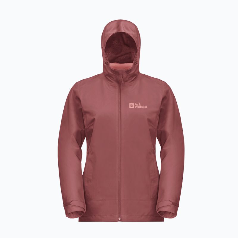 Jachetă 3w1 pentru femei  Jack Wolfskin Moonrise 3In1 red ochre 9