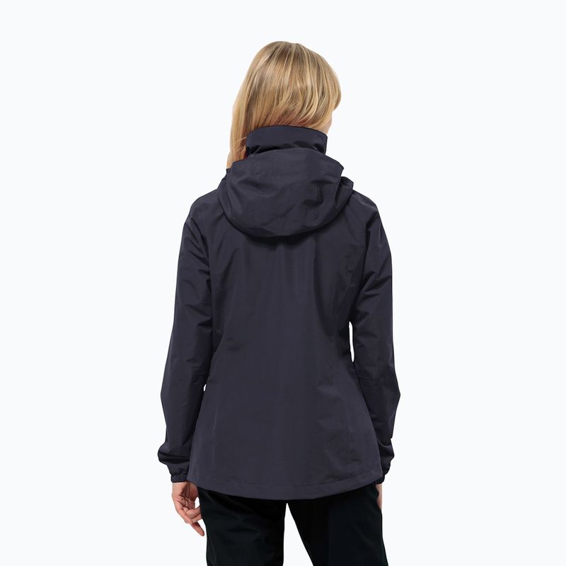 Jachetă de ploaie pentru femei Jack Wolfskin Stormy Point 2L graphite 2