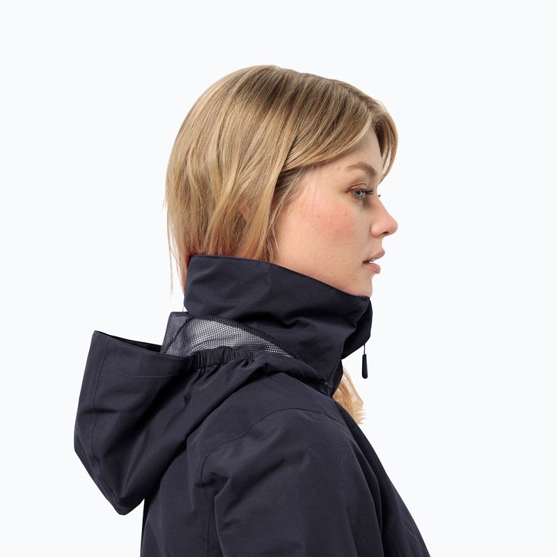 Jachetă de ploaie pentru femei Jack Wolfskin Stormy Point 2L graphite 3