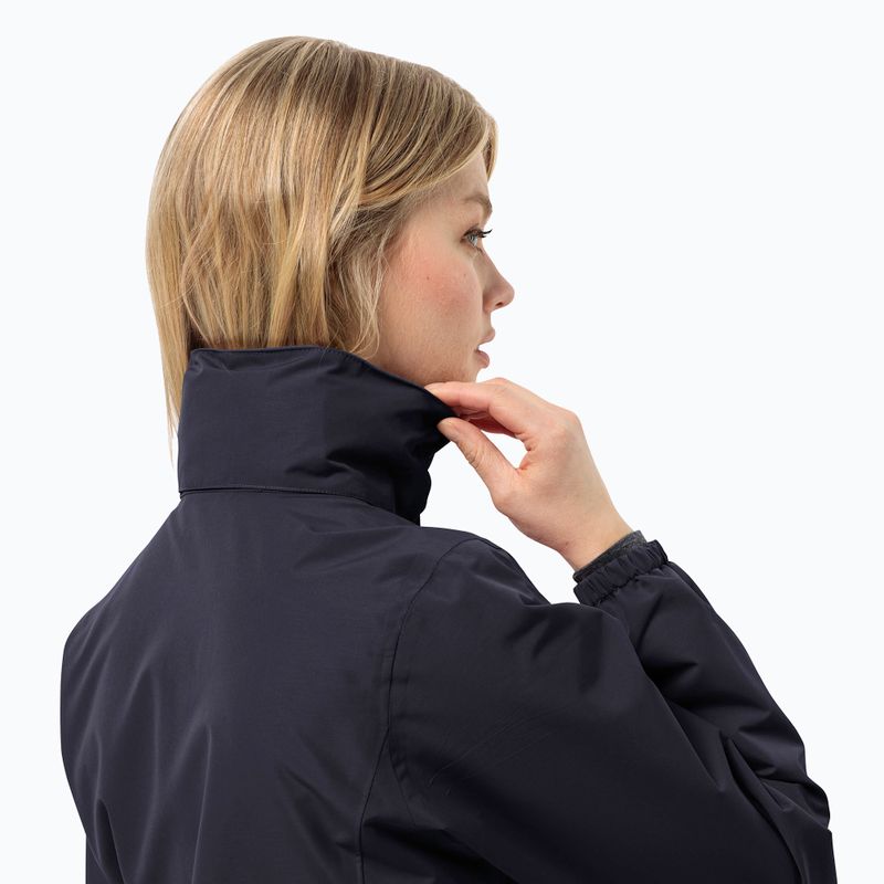 Jachetă de ploaie pentru femei Jack Wolfskin Stormy Point 2L graphite 4