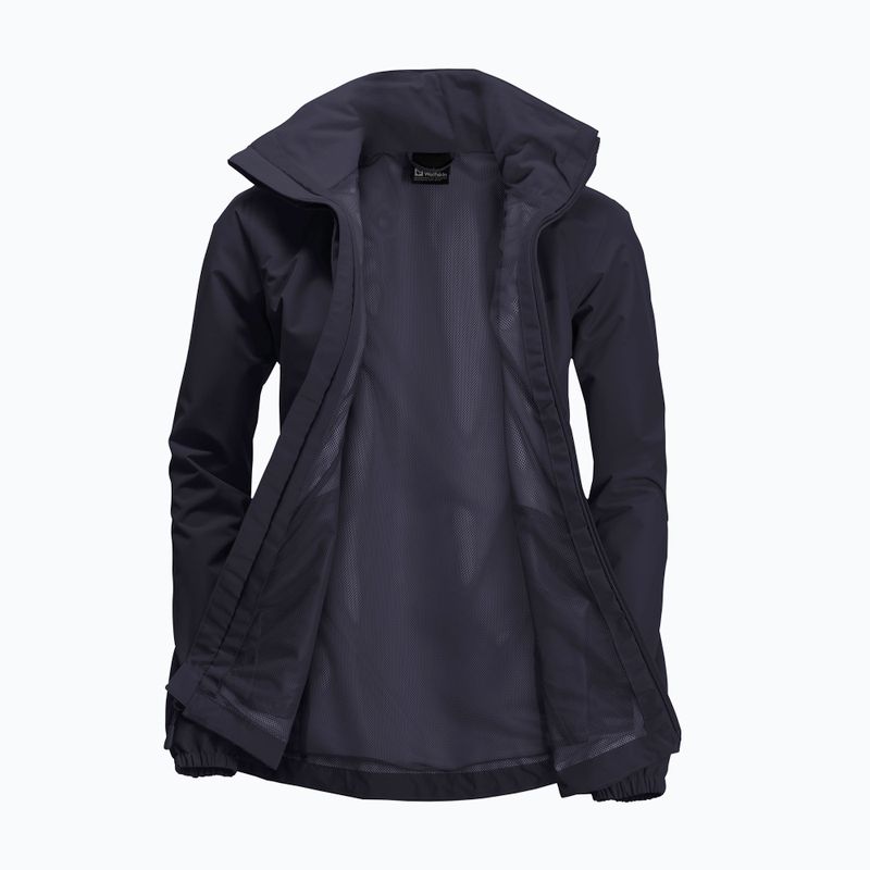 Jachetă de ploaie pentru femei Jack Wolfskin Stormy Point 2L graphite 9