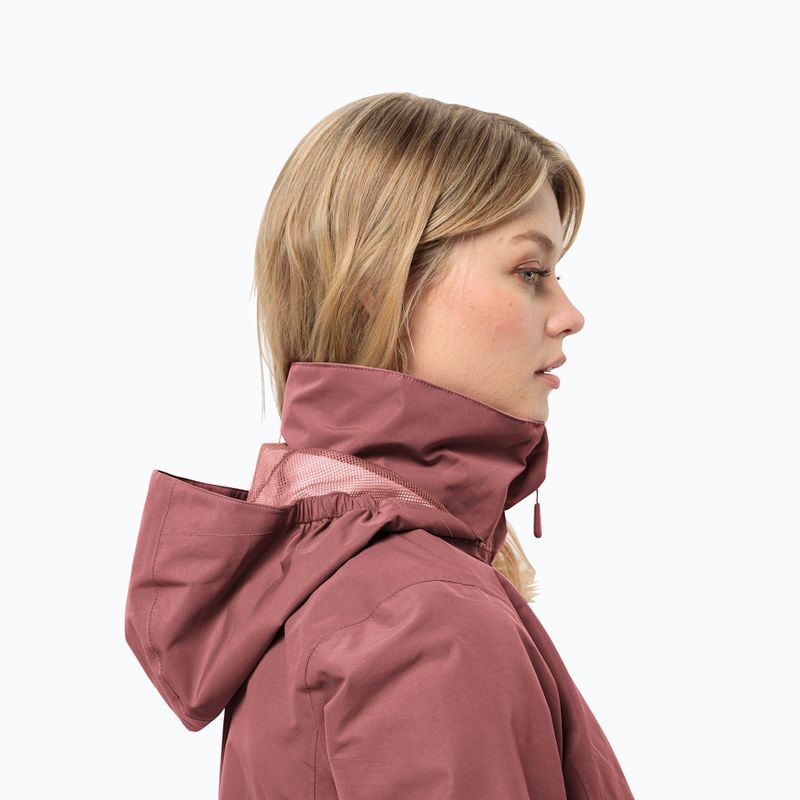 Jachetă de ploaie pentru femei  Jack Wolfskin Stormy Point 2L red ochre 3