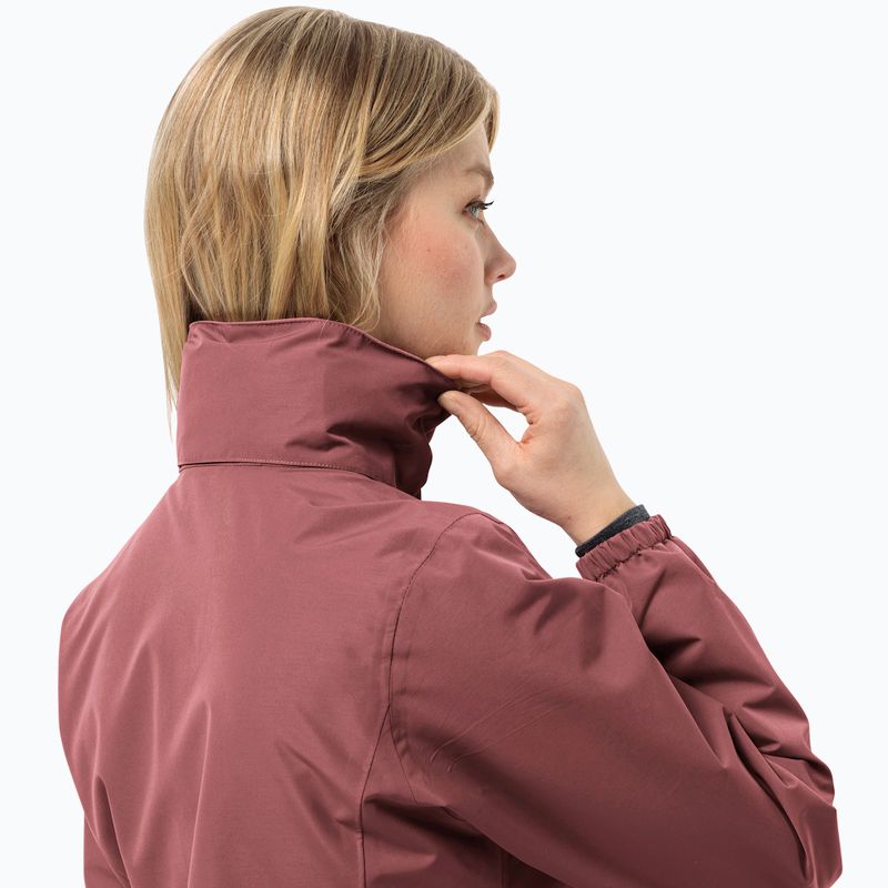 Jachetă de ploaie pentru femei  Jack Wolfskin Stormy Point 2L red ochre 4