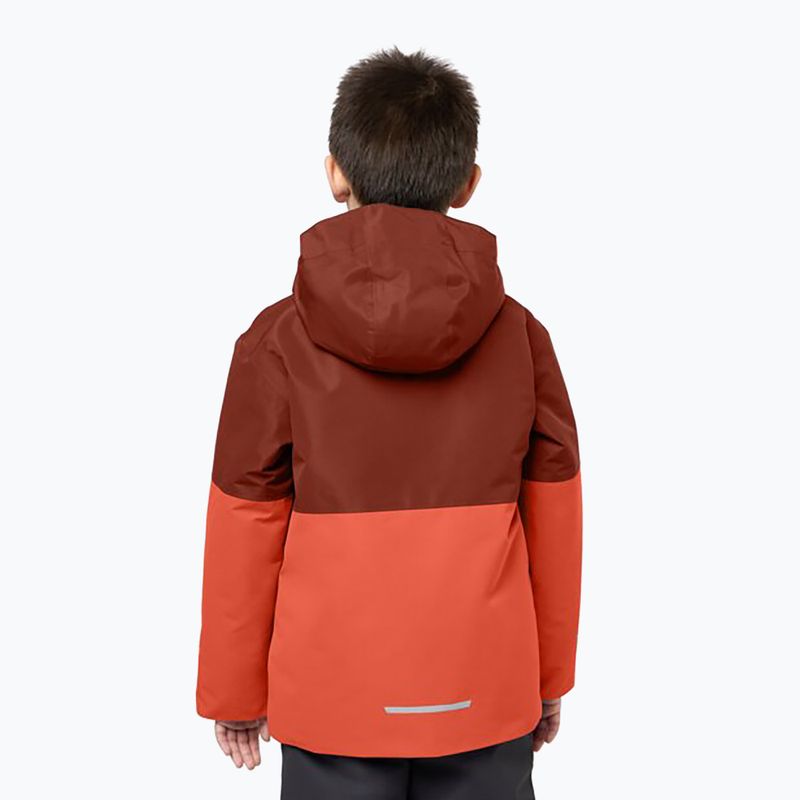 Geacă cu puf pentru copii Jack Wolfskin Actamic 2L Ins coral orange 2