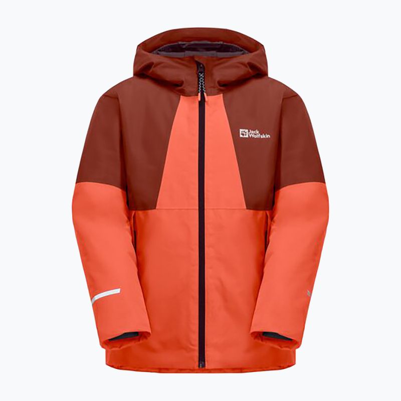 Geacă cu puf pentru copii Jack Wolfskin Actamic 2L Ins coral orange 4