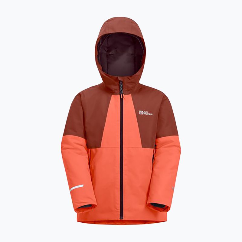 Geacă cu puf pentru copii Jack Wolfskin Actamic 2L Ins coral orange 6