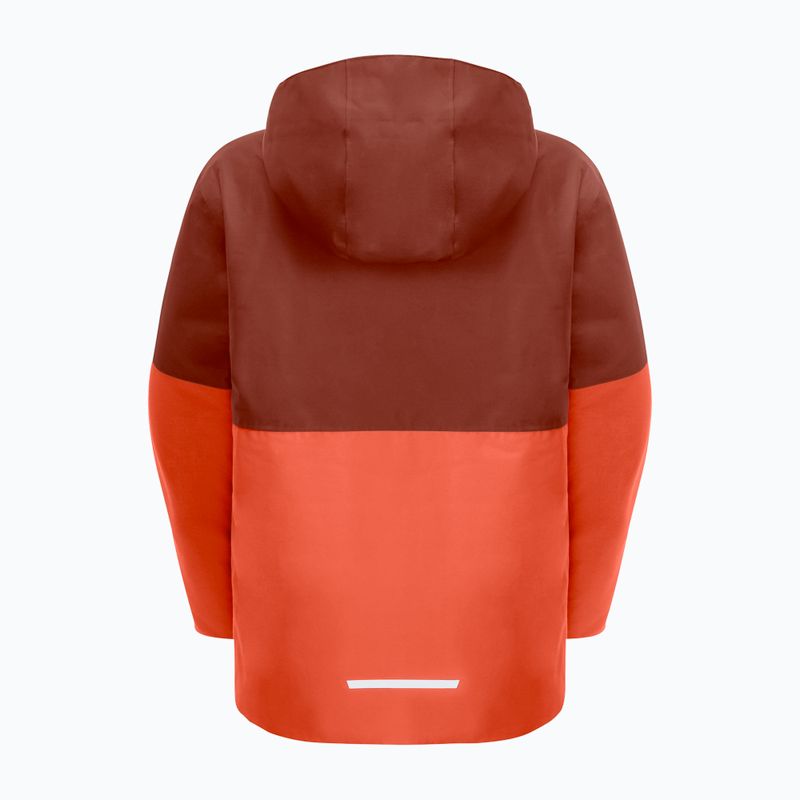 Geacă cu puf pentru copii Jack Wolfskin Actamic 2L Ins coral orange 6