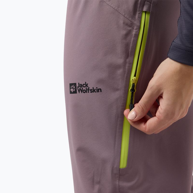 Pantaloni de schi pentru femei Jack Wolfskin Alpspitze Tour 3L wild blossom 5