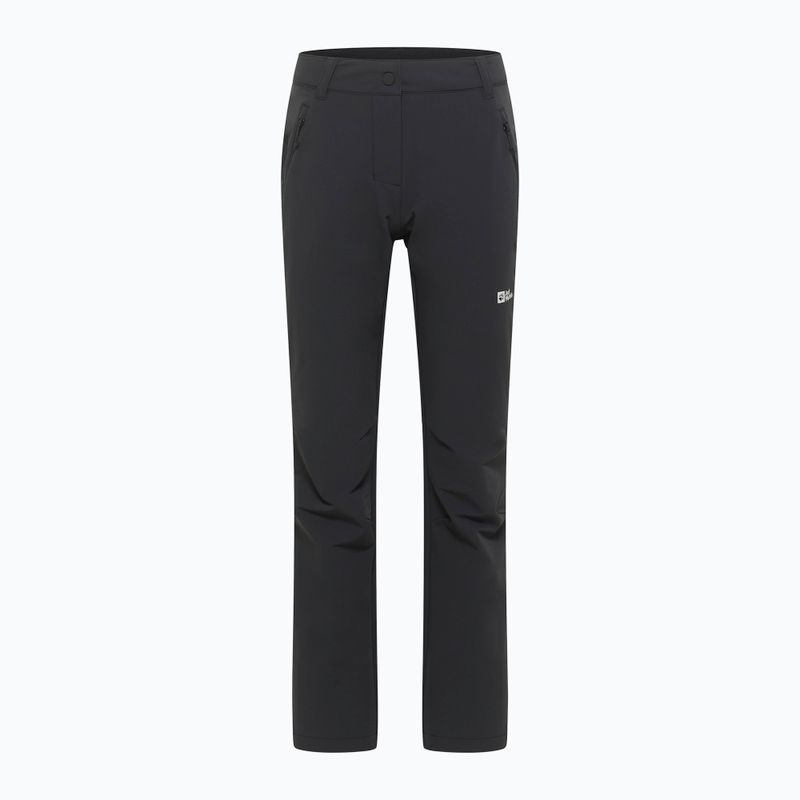 Pantaloni softshell pentru femei Jack Wolfskin Activate Thermic black 6