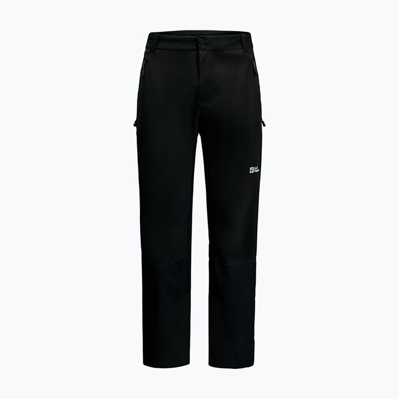 Pantaloni softshell pentru bărbați Jack Wolfskin Alpspitze Tour black