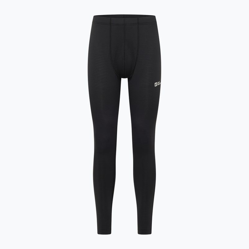 Pantaloni termoactivi pentru bărbați Jack Wolfskin Infinite Warm black 3