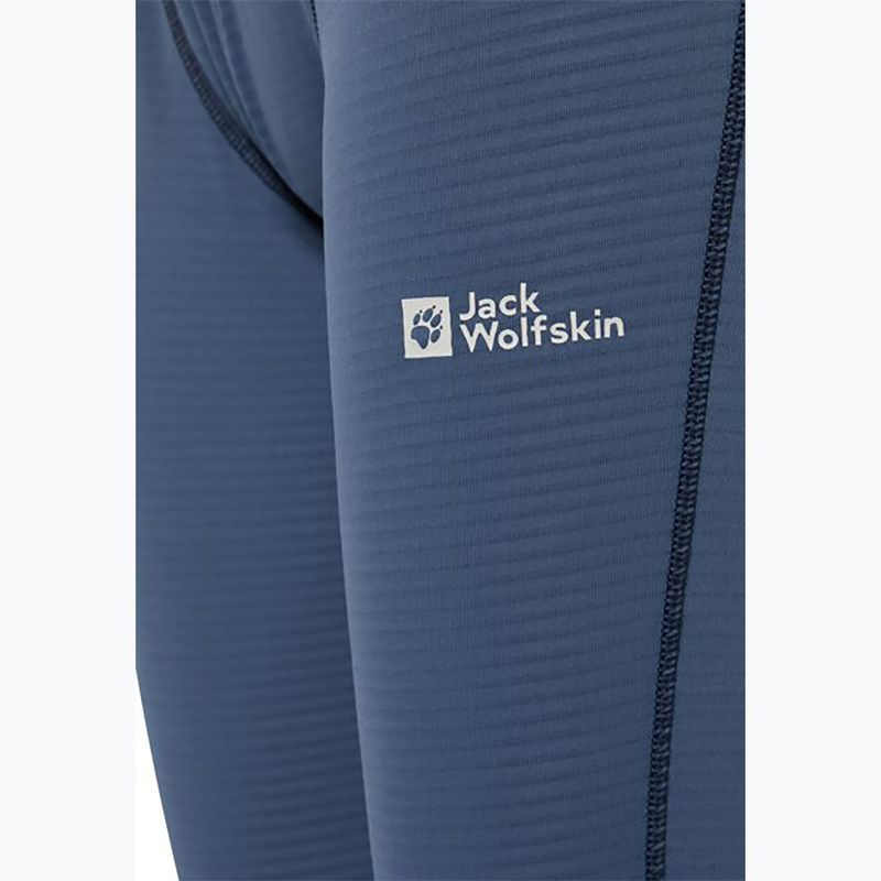 Pantaloni termoactivi pentru bărbați Jack Wolfskin Infinite Warm nature blue 3