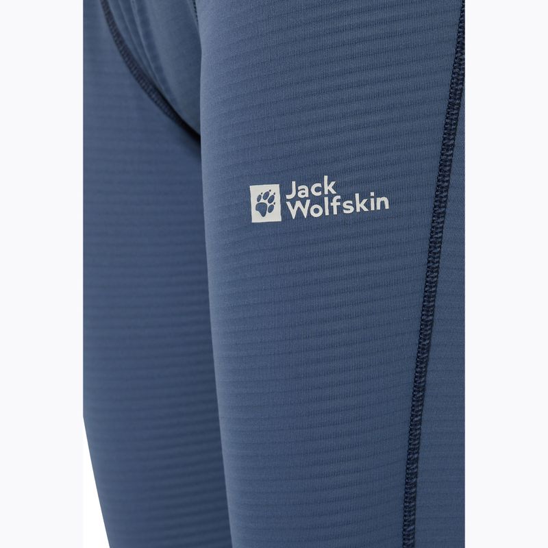 Pantaloni termoactivi pentru bărbați Jack Wolfskin Infinite Warm nature blue 5